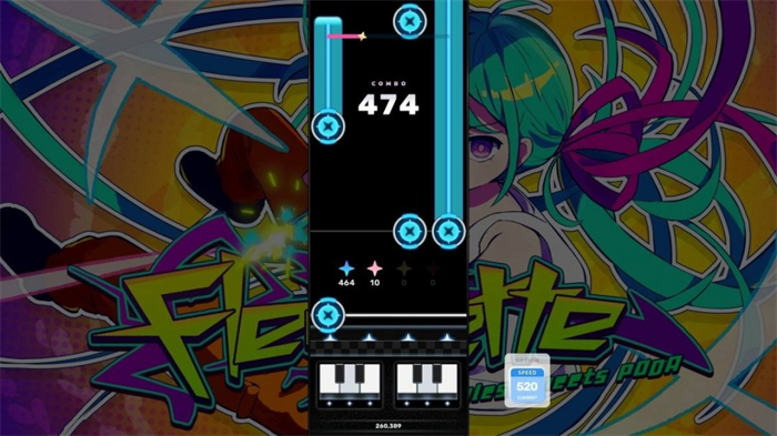 美少女音乐节奏游戏《六星门:星迹》日前登陆Steam正式推出