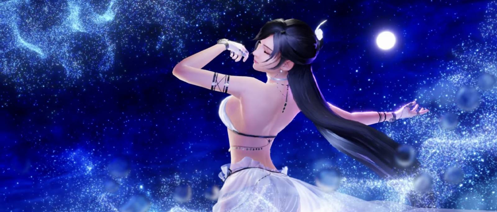 角色扮演游戏《最终幻想7：永恒危机》蒂法泳装皮肤 身材曼妙气质高雅