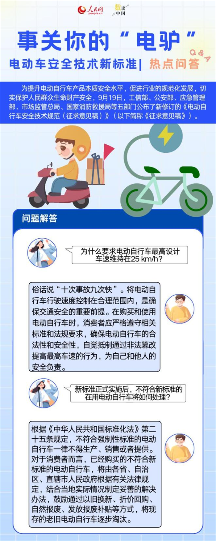 注意看！事关你的“电驴” 新增这些标准