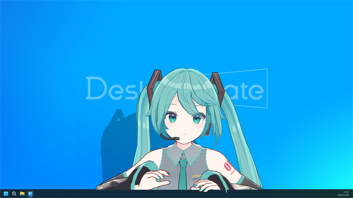 免费虚拟桌面宠物游戏《桌面伴侣（Desktop Mate）》,首个DLC“初音未来（Desktop Mate初音ミクDLC）”正式公布