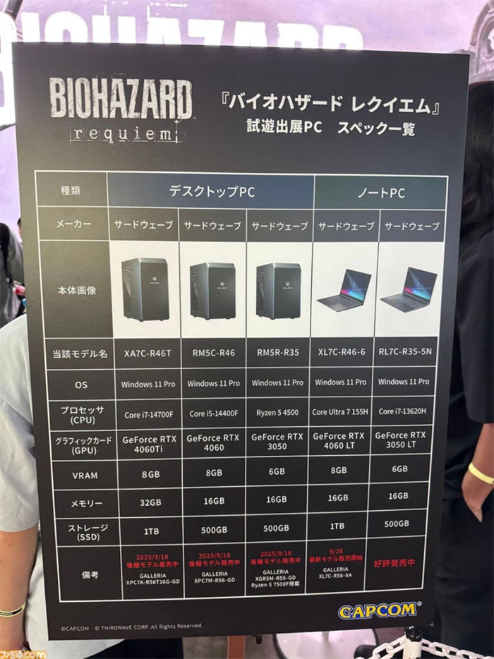 《生化危机9：安魂曲》PC版配置需求公布