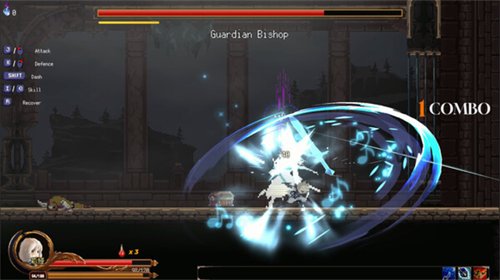 横版像素风2D动作肉鸽游戏《巨神的遗址》Steam游戏平台开启playtest