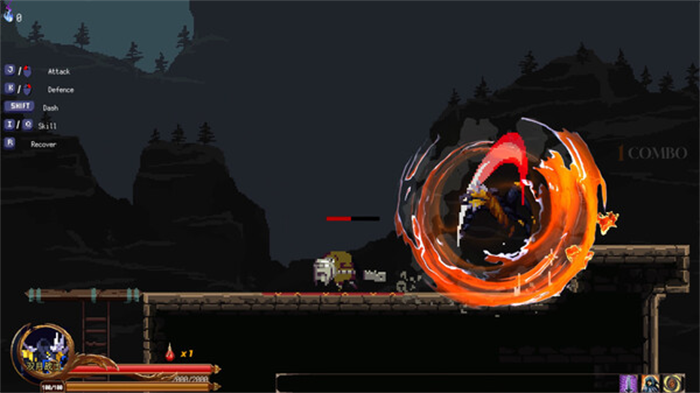 横版像素风2D动作肉鸽游戏《巨神的遗址》Steam游戏平台开启playtest