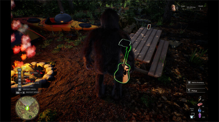 大脚怪生活模拟器新游《Bigfoot Life》将于11月4日正式推出