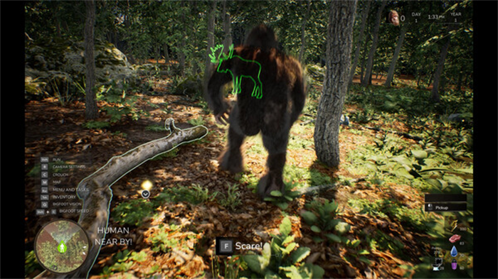 大脚怪生活模拟器新游《Bigfoot Life》将于11月4日正式推出