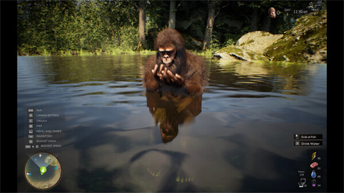 大脚怪生活模拟器新游《Bigfoot Life》将于11月4日正式推出