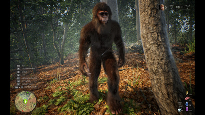 大脚怪生活模拟器新游《Bigfoot Life》将于11月4日正式推出