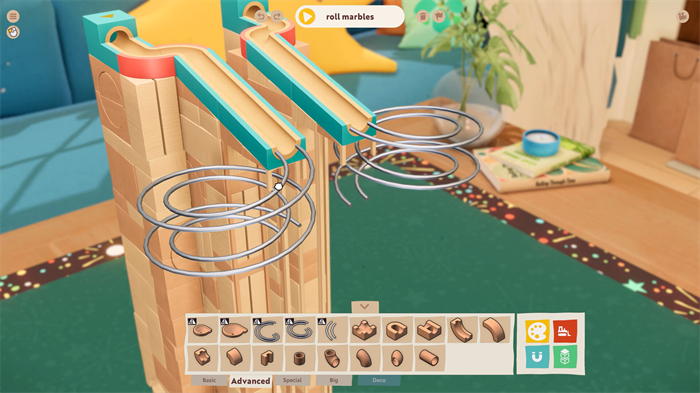 弹珠轨道与竞速模拟游戏《Cozy Marbles》试玩版Steam 游戏平台开放下载