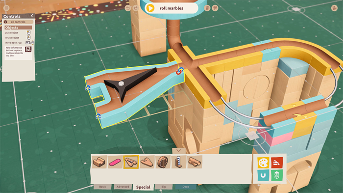 弹珠轨道与竞速模拟游戏《Cozy Marbles》试玩版Steam 游戏平台开放下载