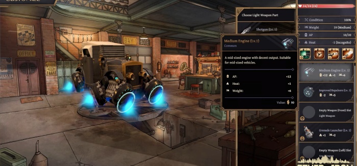 剧情叙事与战术战斗的角色扮演游戏《以太与铁》 Steam 平台推出最新试玩版更新