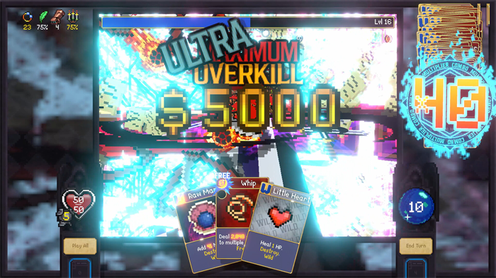 轻度Rogue元素的回合制休闲牌组构筑游戏《吸血鬼幸存者》上线Steam游戏平台