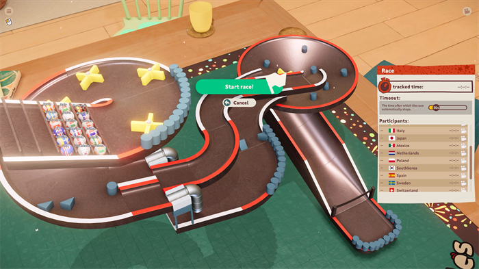 弹珠轨道与竞速模拟游戏《Cozy Marbles》试玩版Steam 游戏平台开放下载