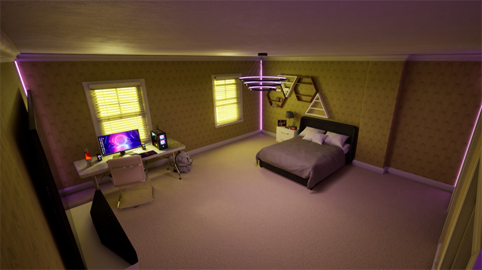 第一人称心理恐怖 + 剧情向步行模拟解谜游戏《后室梦穿》，试玩 Demo 上线 Steam 平台