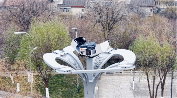 济南落下的首颗“智慧棋子”：集成无人机自动机库的智慧灯杆