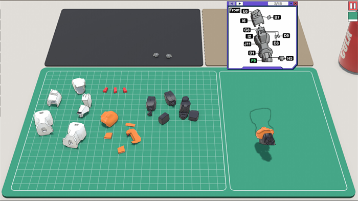 3D 机甲模型组装模拟游戏《机甲建造者3D》登陆 Steam 平台