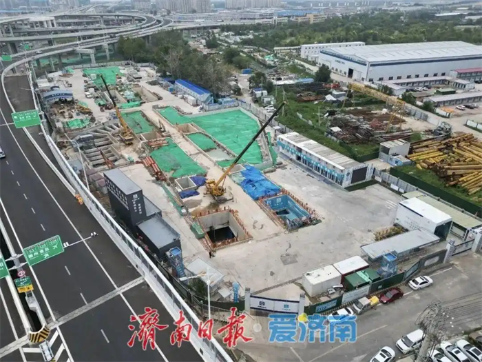 济南轨道交通7号线二环北路站(车站名均为工程名)主体结构率先通过子单位工程验收